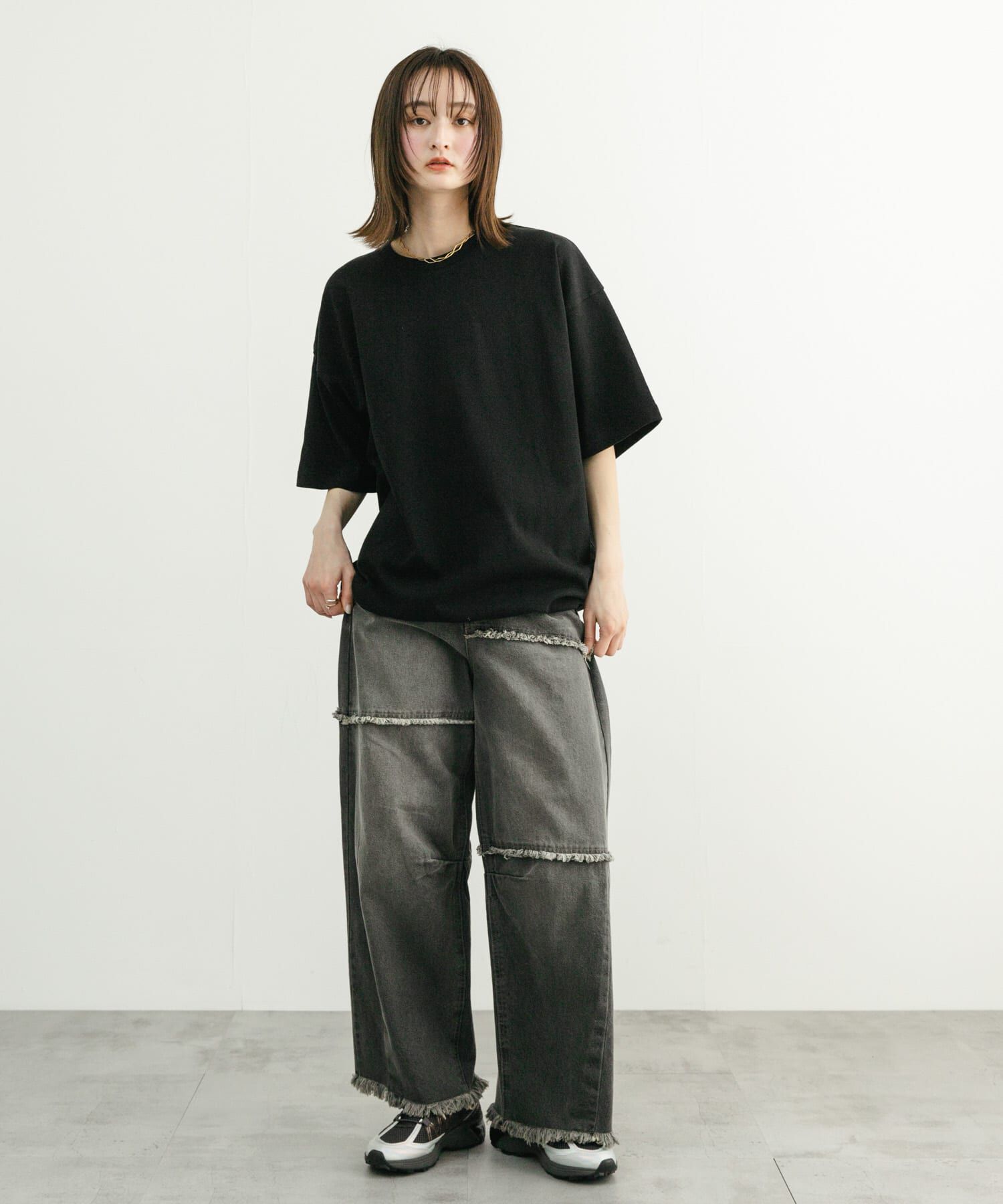 SENSE OF PLACE by URBAN RESEARCH「『ユニセックス』アソートドローコードショートスリーブTシャツ」|Tシャツ・カットソー|