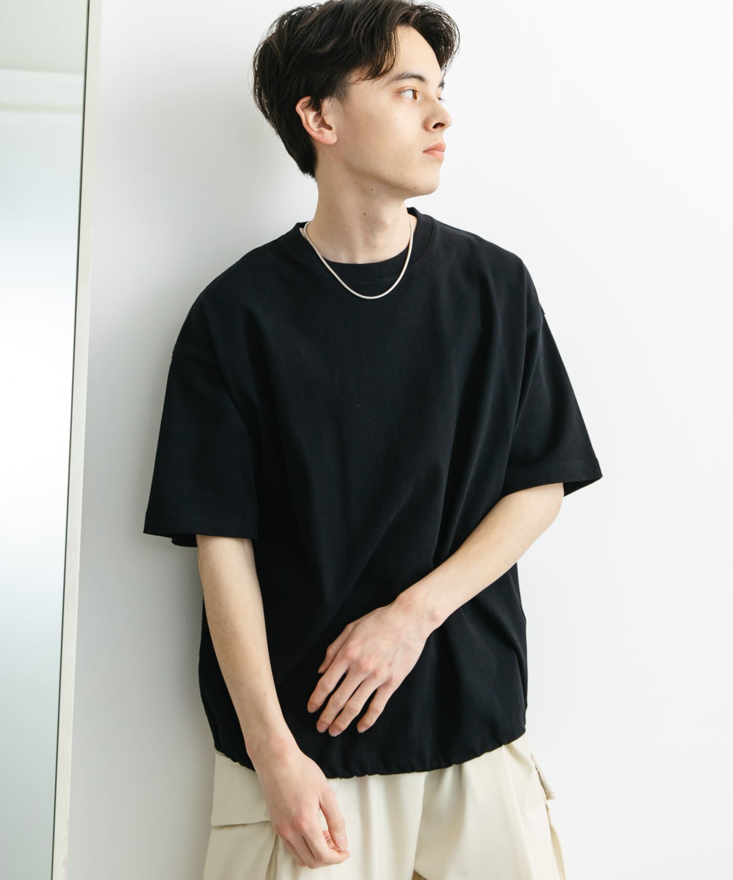 SENSE OF PLACE by URBAN RESEARCH「『ユニセックス』アソートドローコードショートスリーブTシャツ」|Tシャツ・カットソー|