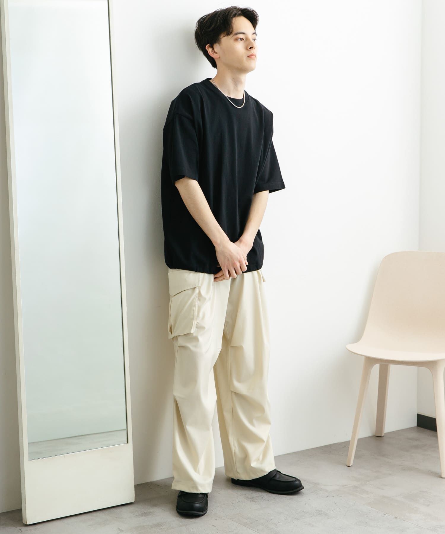SENSE OF PLACE by URBAN RESEARCH「『ユニセックス』アソートドローコードショートスリーブTシャツ」|Tシャツ・カットソー|