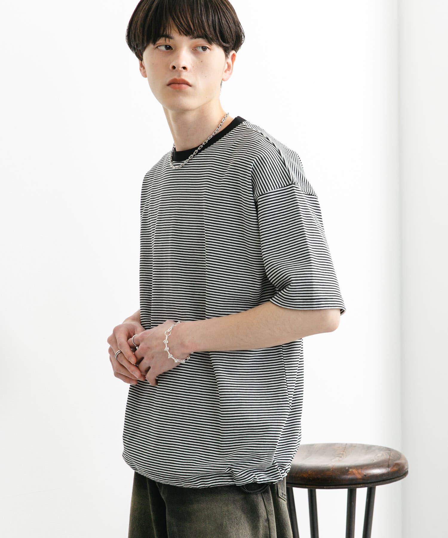 SENSE OF PLACE by URBAN RESEARCH「『ユニセックス』アソートドローコードショートスリーブTシャツ」|Tシャツ・カットソー|