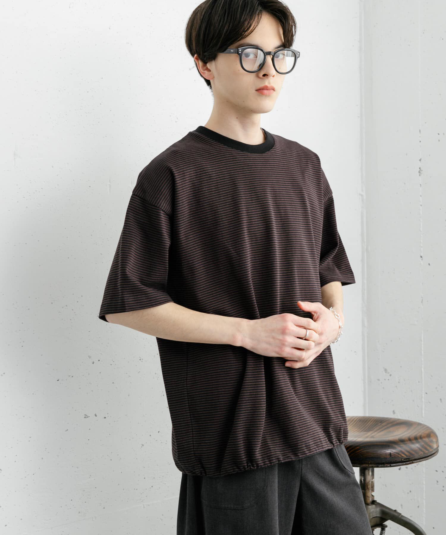 SENSE OF PLACE by URBAN RESEARCH「『ユニセックス』アソートドローコードショートスリーブTシャツ」|Tシャツ・カットソー|