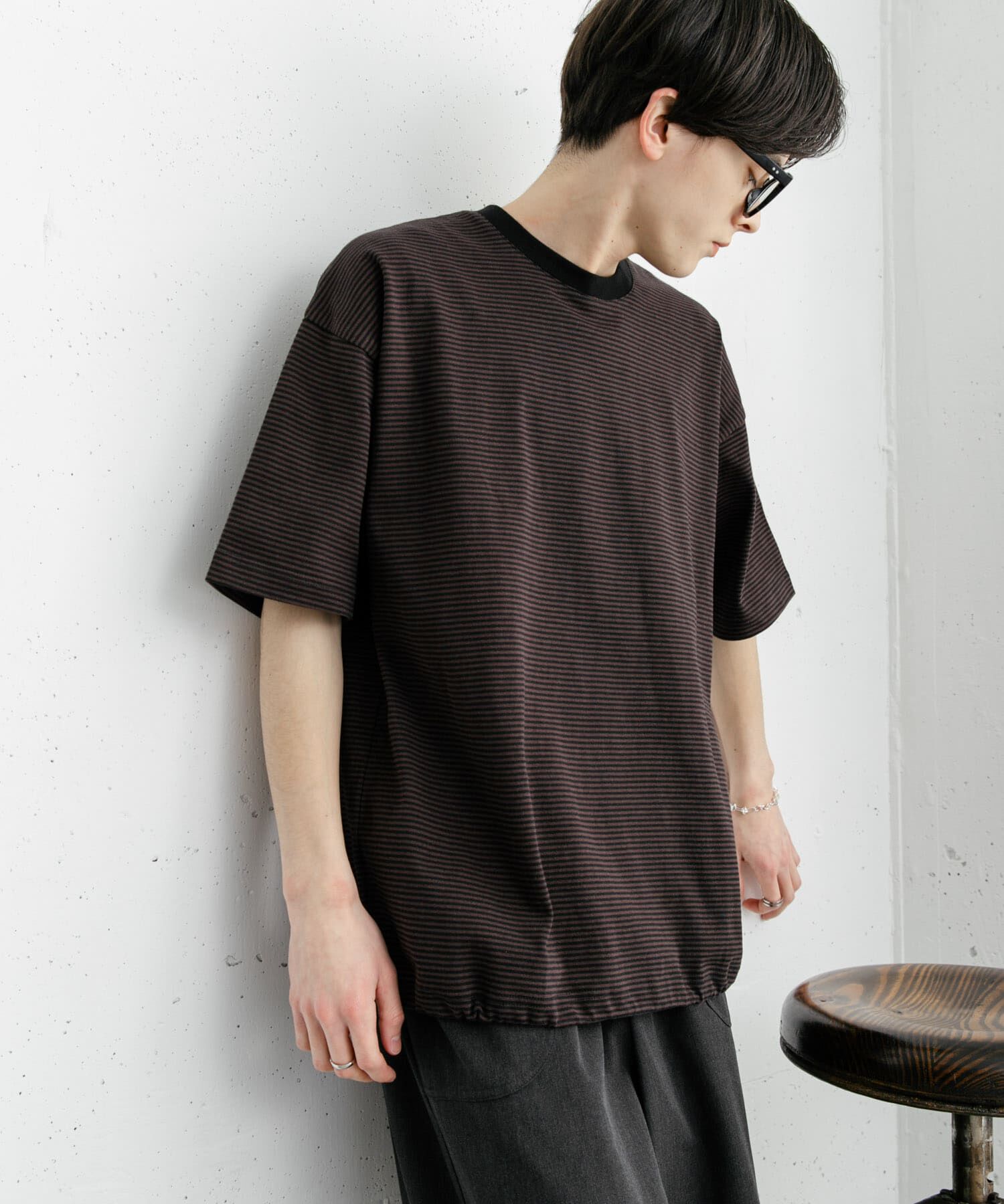 SENSE OF PLACE by URBAN RESEARCH「『ユニセックス』アソートドローコードショートスリーブTシャツ」|Tシャツ・カットソー|