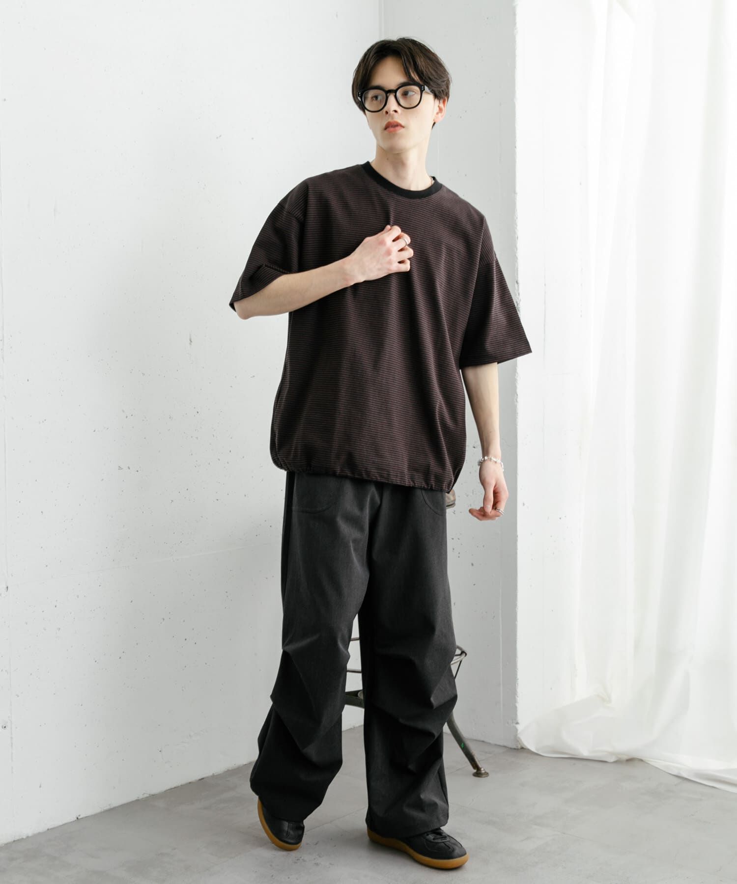 SENSE OF PLACE by URBAN RESEARCH「『ユニセックス』アソートドローコードショートスリーブTシャツ」|Tシャツ・カットソー|