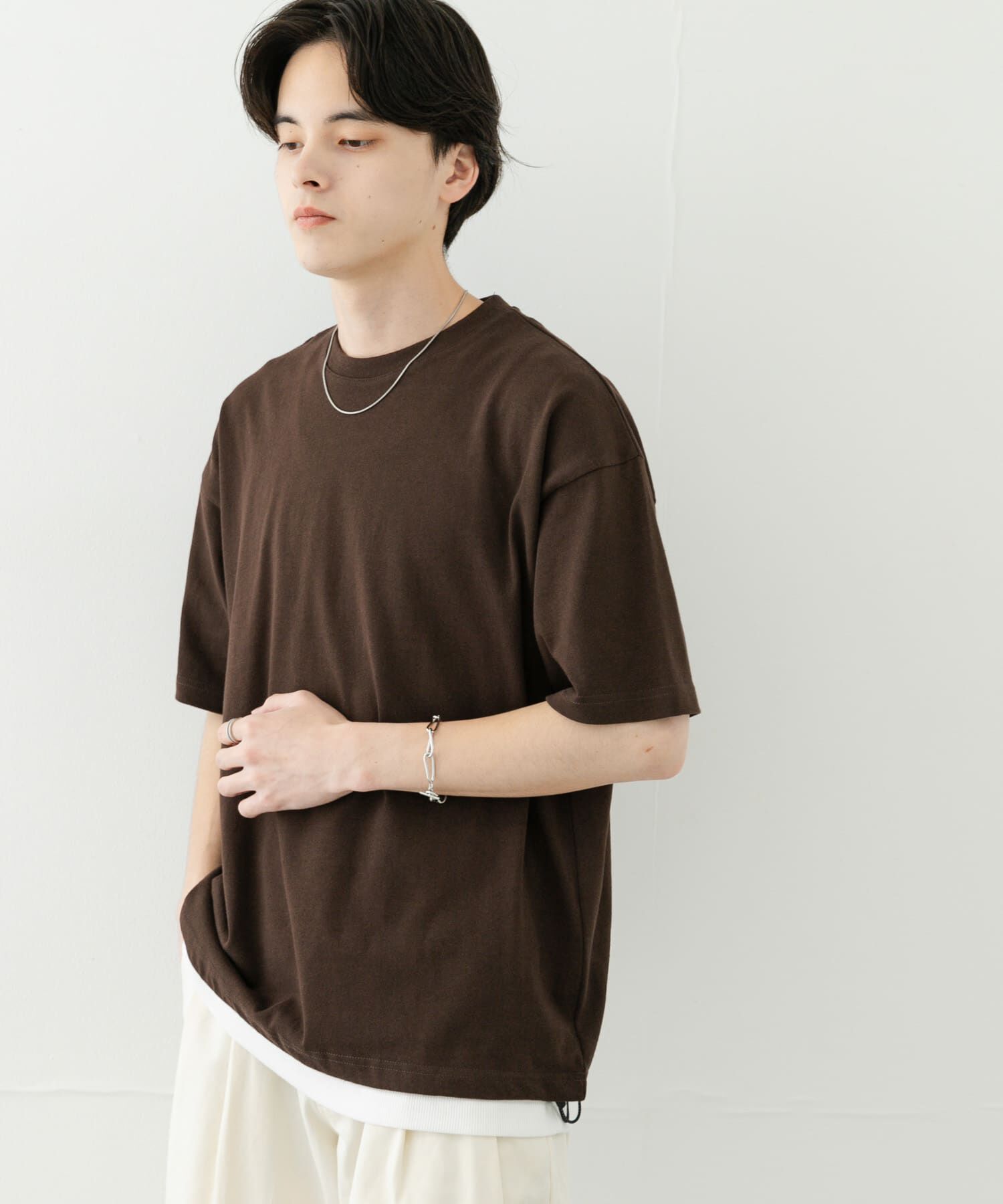 SENSE OF PLACE by URBAN RESEARCH「『ユニセックス』アソートドローコードショートスリーブTシャツ」|Tシャツ・カットソー|