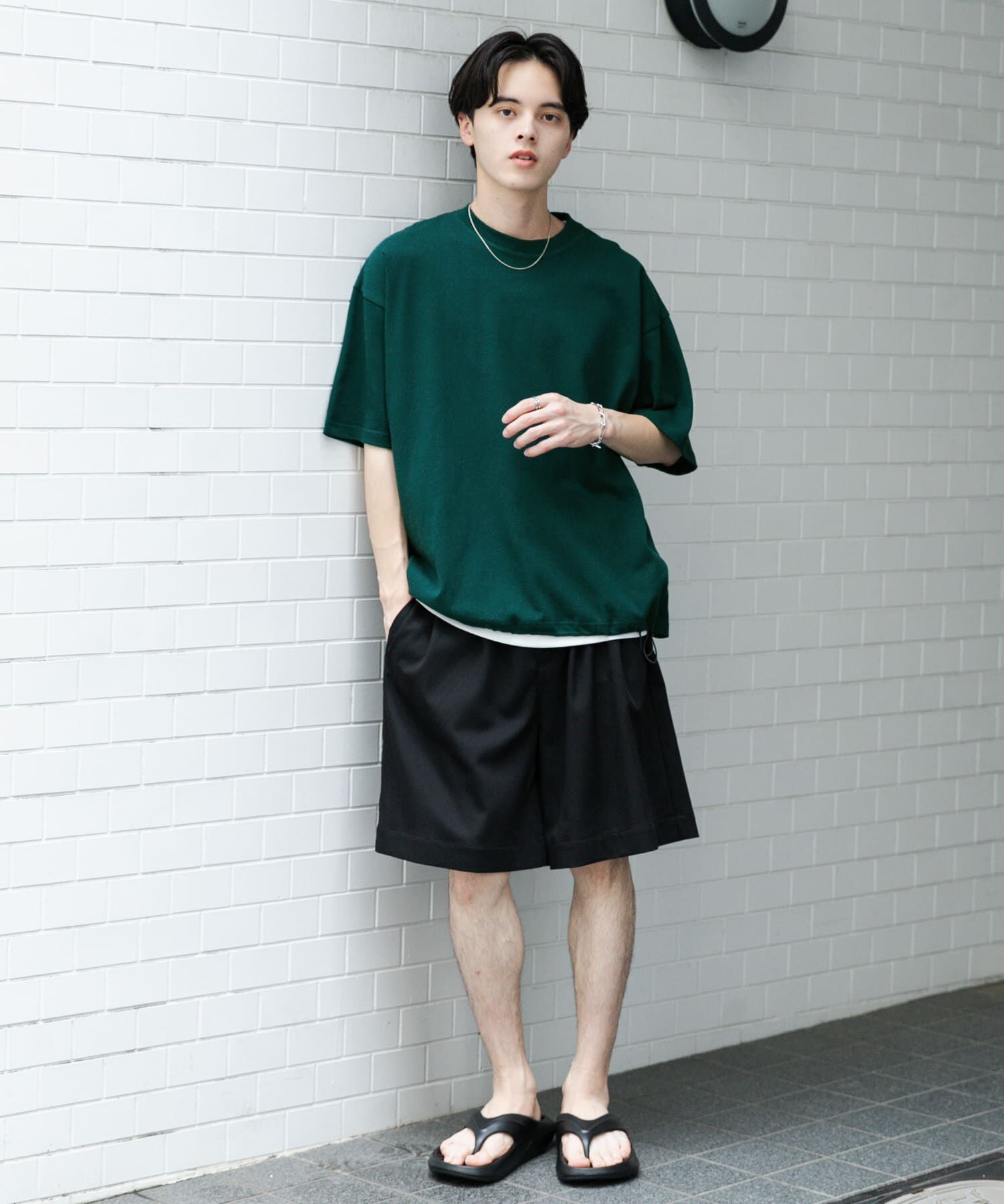 SENSE OF PLACE by URBAN RESEARCH「『ユニセックス』アソートドローコードショートスリーブTシャツ」|Tシャツ・カットソー|