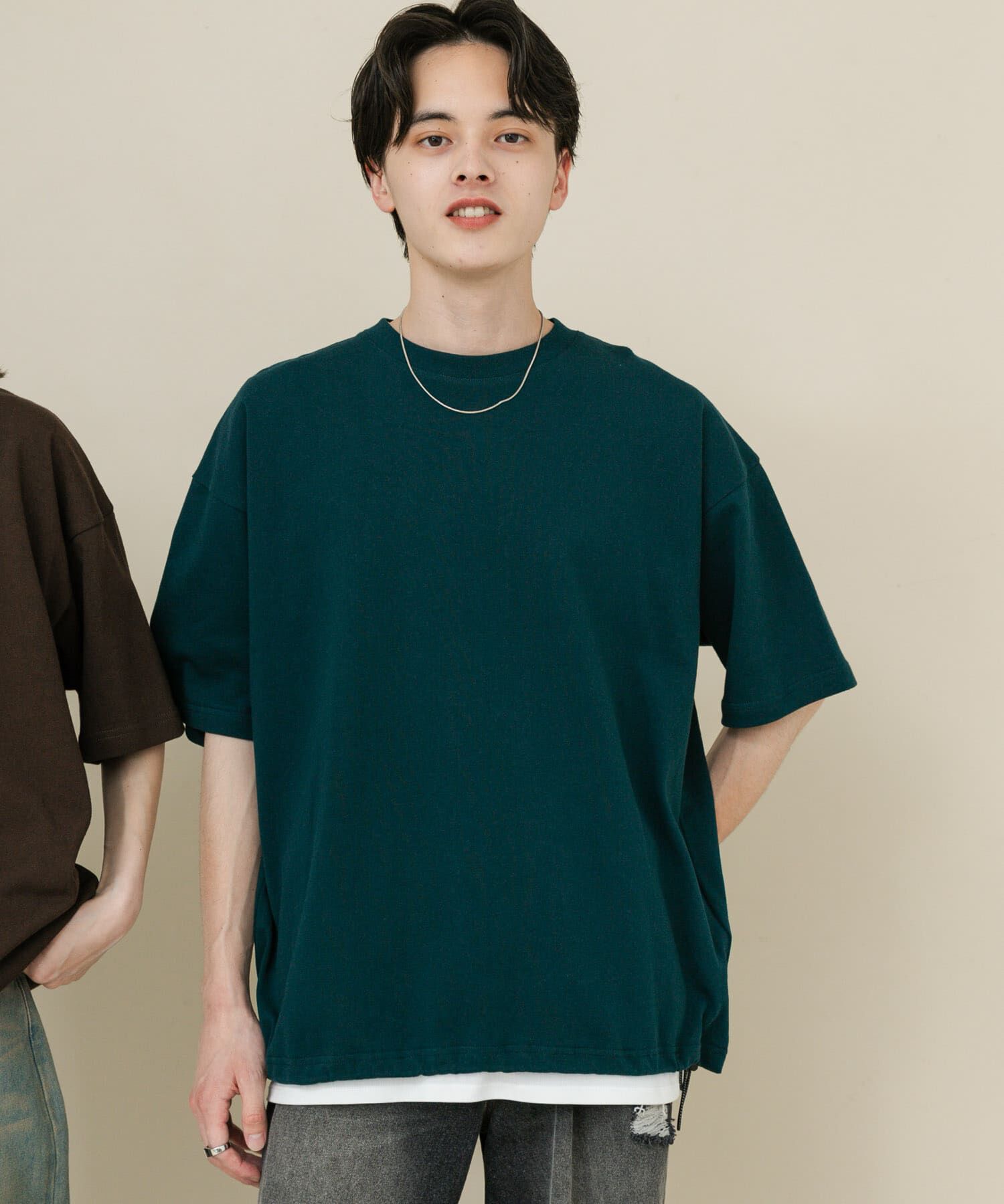 SENSE OF PLACE by URBAN RESEARCH「『ユニセックス』アソートドローコードショートスリーブTシャツ」|Tシャツ・カットソー|