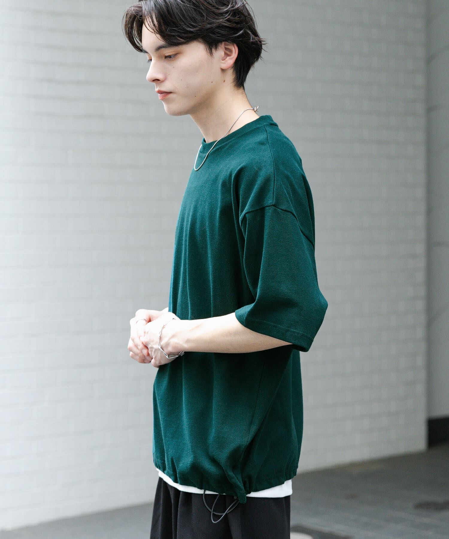 SENSE OF PLACE by URBAN RESEARCH「『ユニセックス』アソートドローコードショートスリーブTシャツ」|Tシャツ・カットソー|