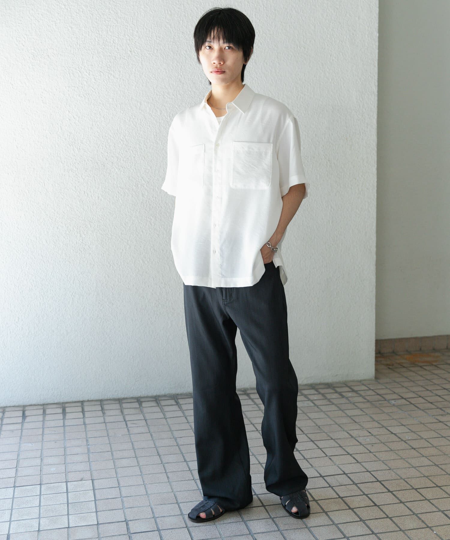 SENSE OF PLACE by URBAN RESEARCH「ソフトツイルWPKレギュラーカラーショートスリーブシャツ」|シャツ・ブラウス|