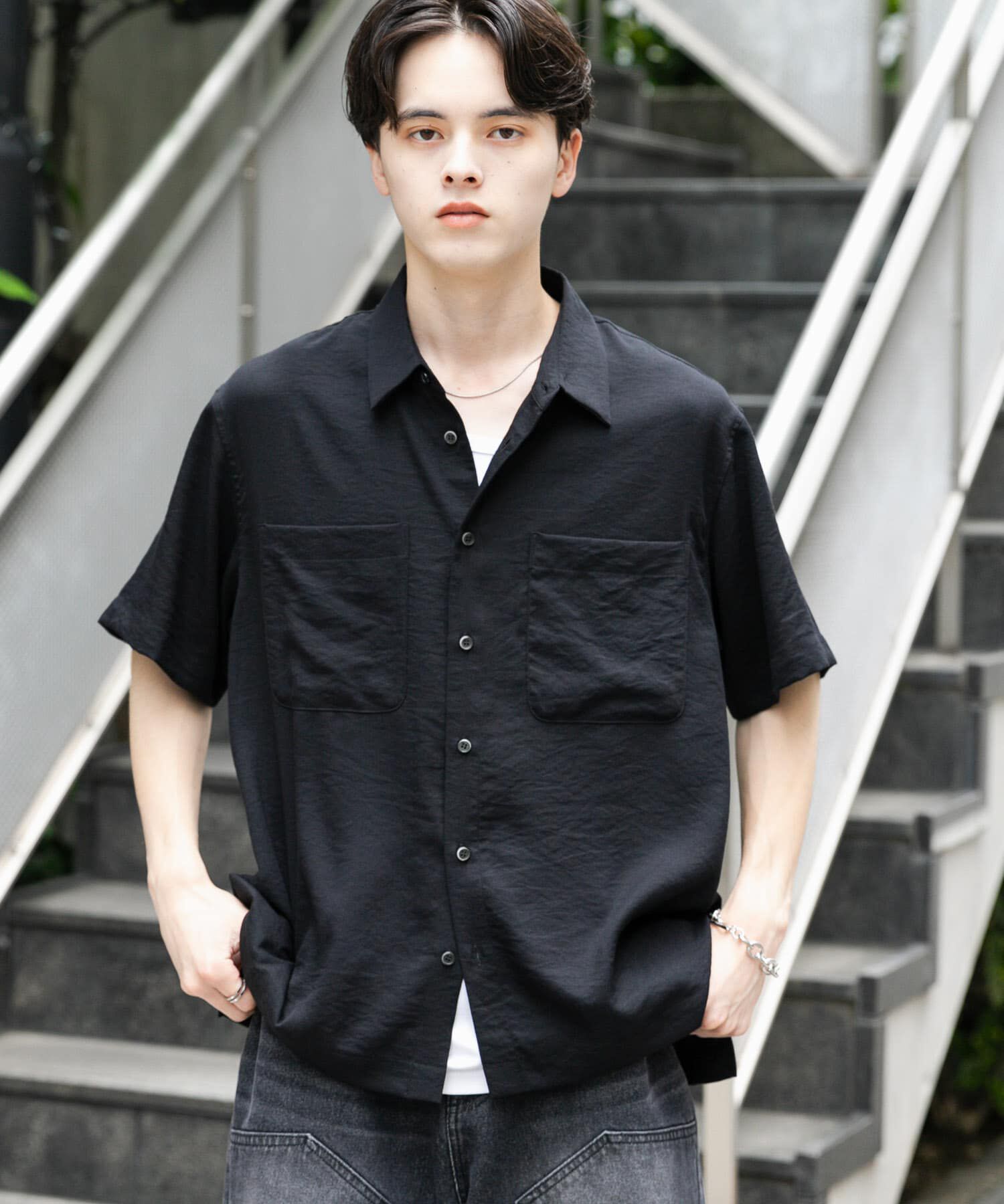 SENSE OF PLACE by URBAN RESEARCH「ソフトツイルWPKレギュラーカラーショートスリーブシャツ」|シャツ・ブラウス|