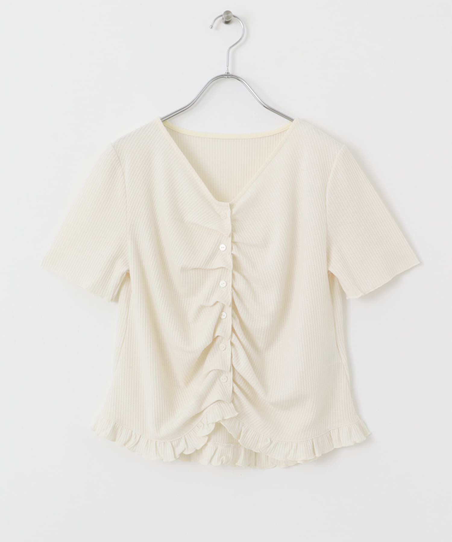 SENSE OF PLACE by URBAN RESEARCH「フロントタックフリルトップ」|Tシャツ・カットソー|