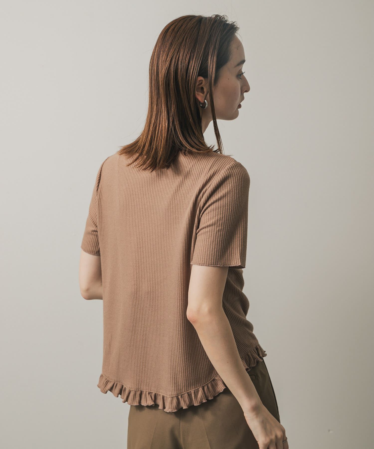 SENSE OF PLACE by URBAN RESEARCH「フロントタックフリルトップ」|Tシャツ・カットソー|