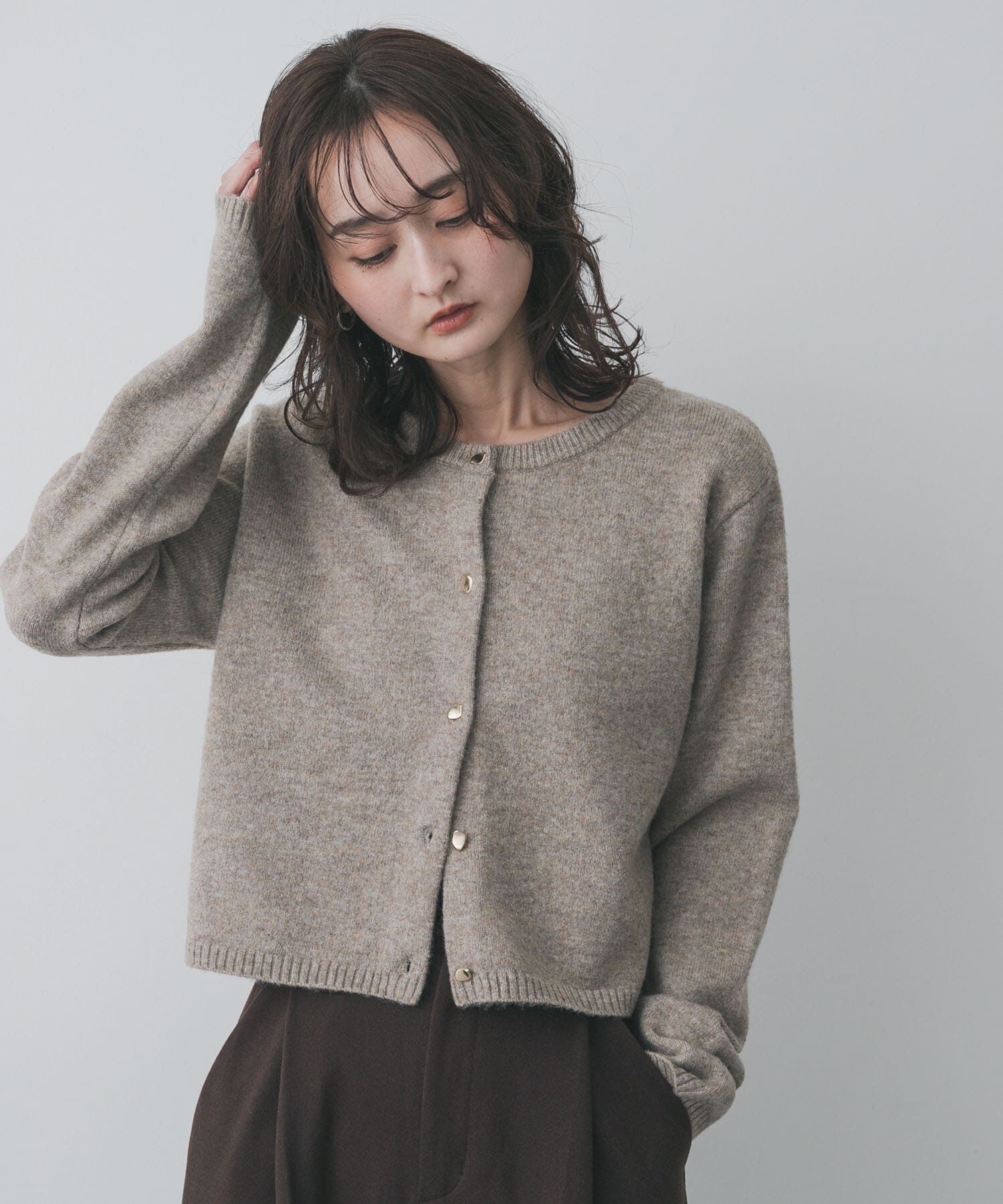 SENSE OF PLACE by URBAN RESEARCH「『洗濯可』メタルボタンカーディガン」|カーディガン|