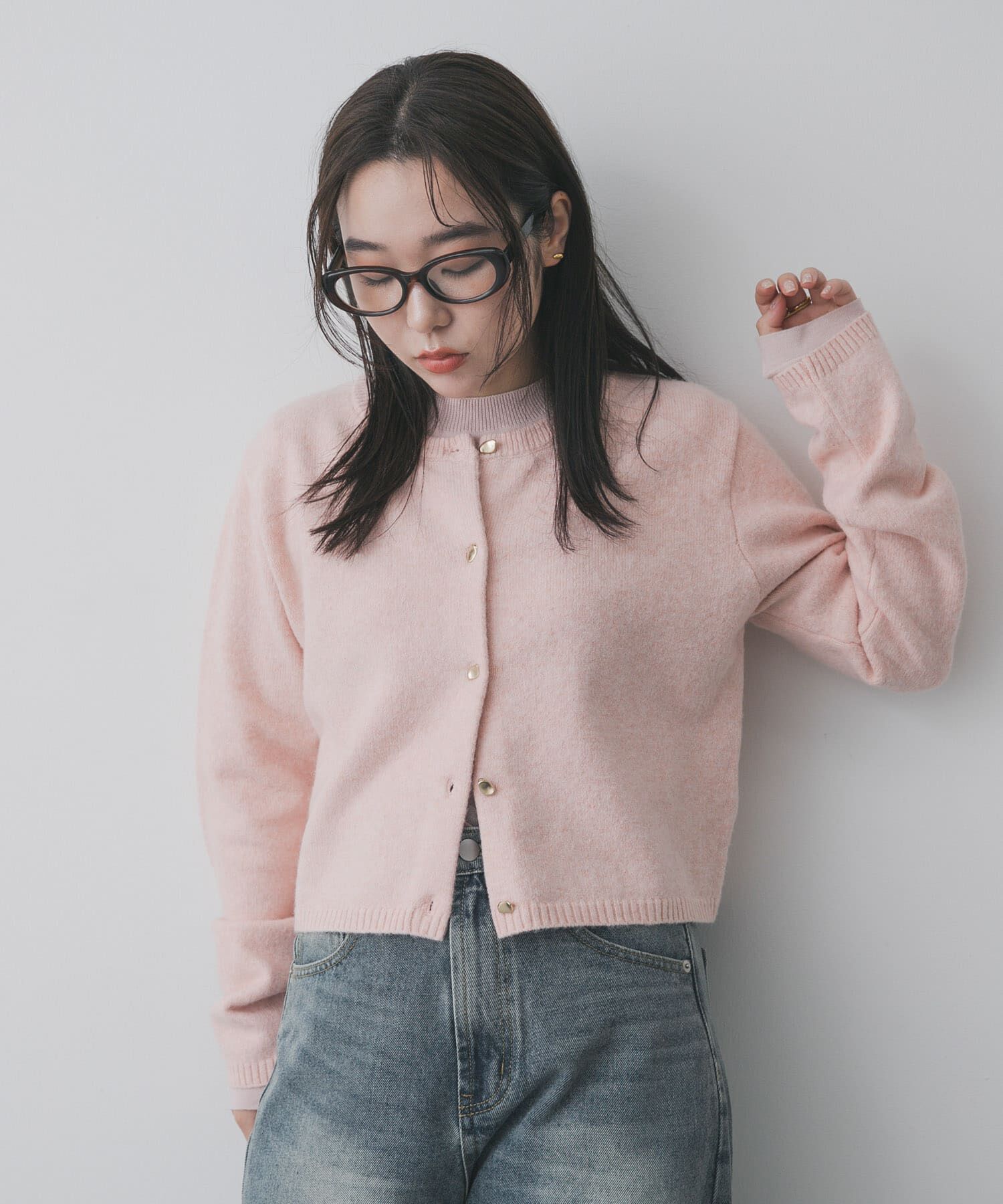 SENSE OF PLACE by URBAN RESEARCH「『洗濯可』メタルボタンカーディガン」|カーディガン|ライトピンク