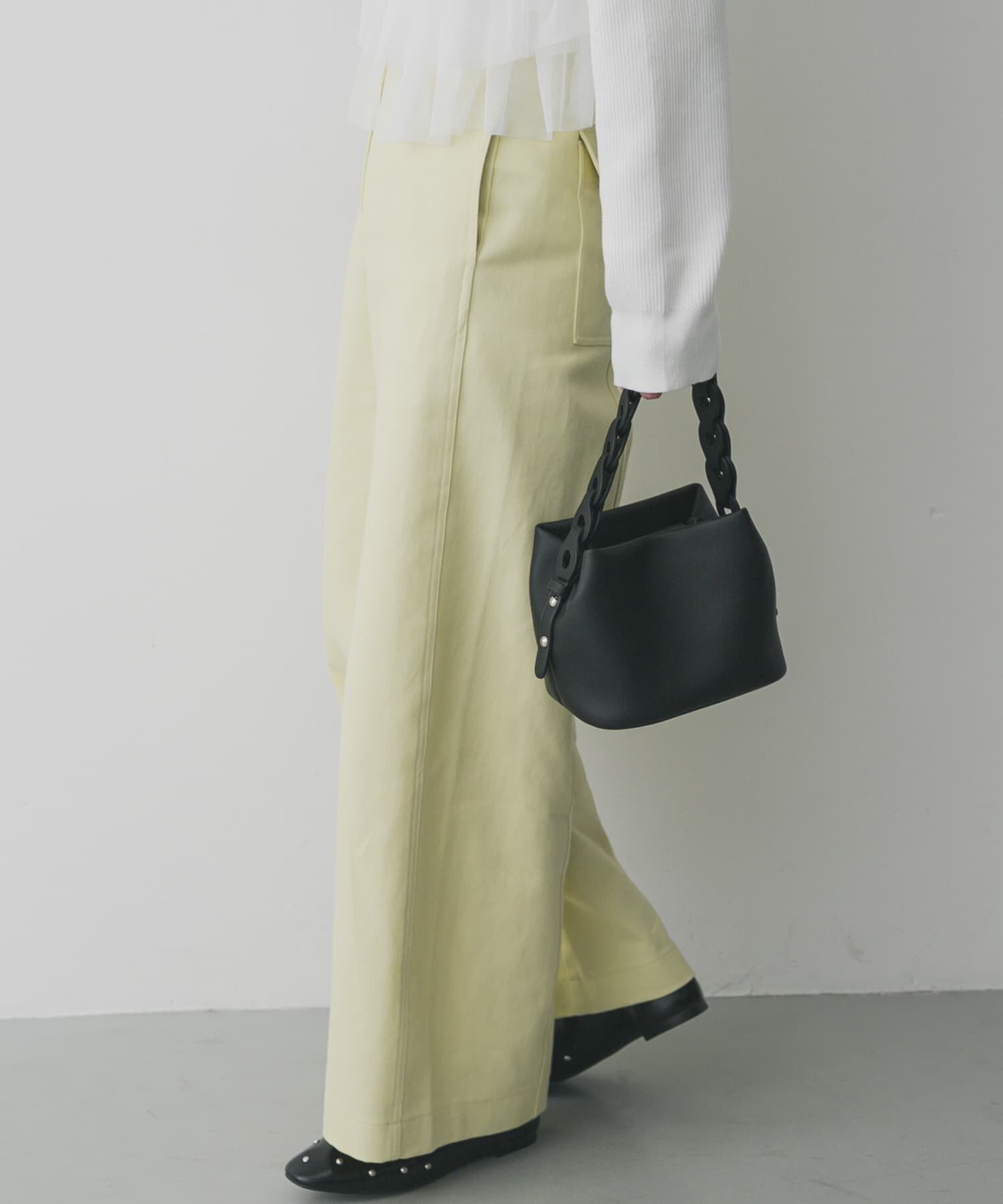 SENSE OF PLACE by URBAN RESEARCH「チェーンハンドルパフバッグ」|ショルダー・メッセンジャー|