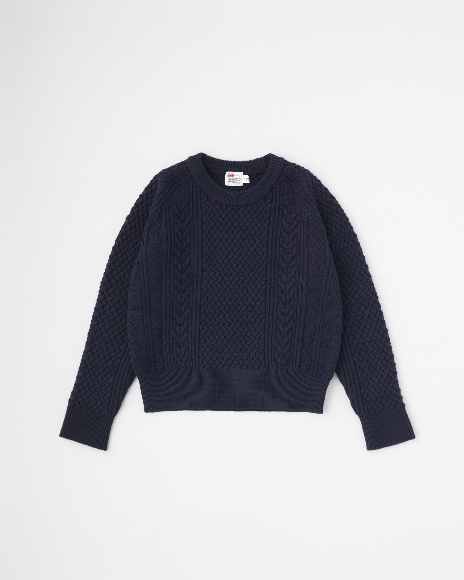 Traditional Weatherwear「FISHERMAN CREW NECK PULLOVER」|ニット・セーター|ﾈｲﾋﾞｰ