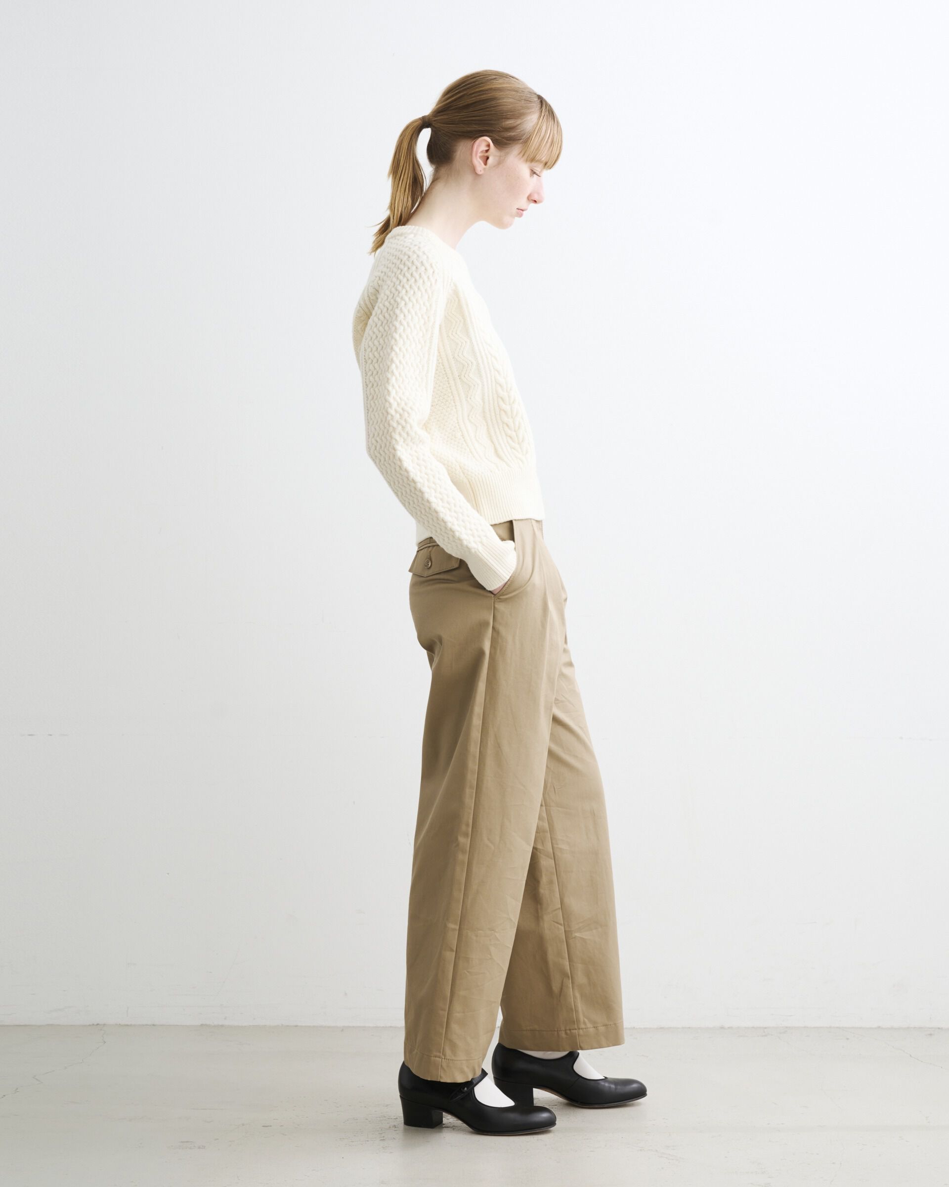 Traditional Weatherwear「FISHERMAN CREW NECK PULLOVER」|ニット・セーター|