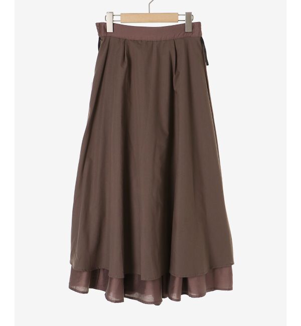  「《手洗い可能》シルキーローンギャザースカート」|スカート|