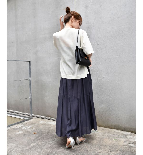  「《手洗い可能》シルキーローンギャザースカート」|スカート|