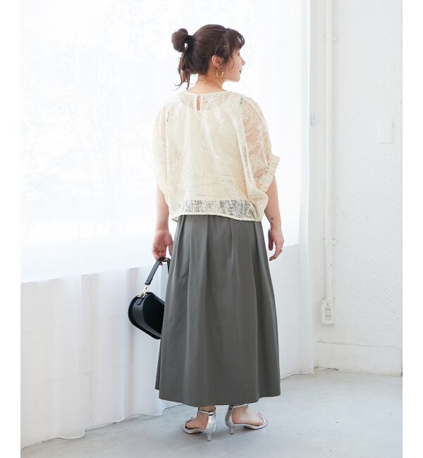  「TORRAZZO DONNAスパンコールドルマンブラウス」|シャツ・ブラウス|