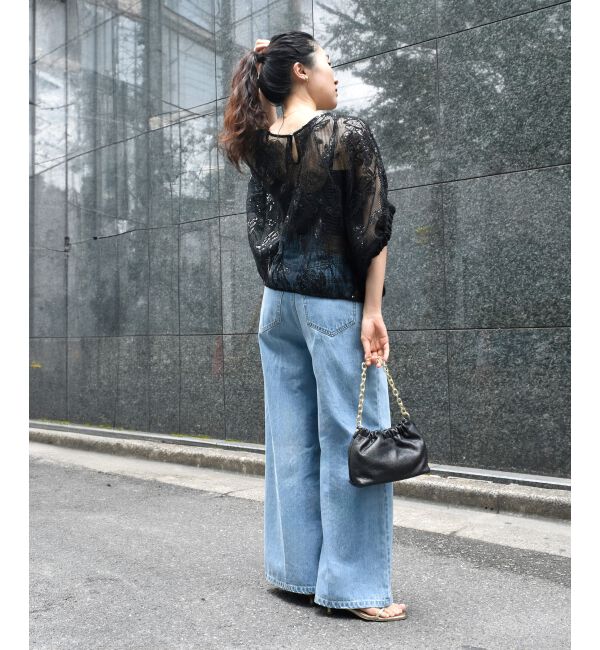  「TORRAZZO DONNAスパンコールドルマンブラウス」|シャツ・ブラウス|