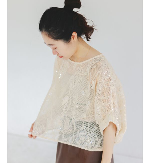  「TORRAZZO DONNAスパンコールドルマンブラウス」|シャツ・ブラウス|