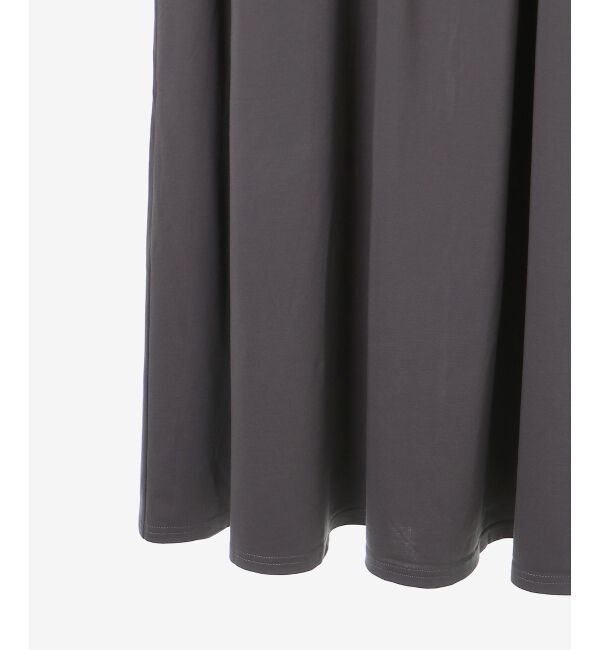  「スムースポンチノースリーブワンピース」|ワンピース|