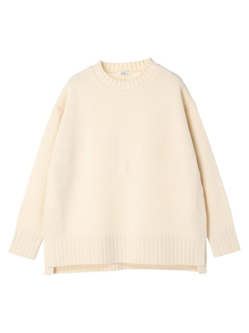 earth music&ecology「ウォッシャブル脇スリットクルーネックプルオーバー」|Tシャツ・カットソー|