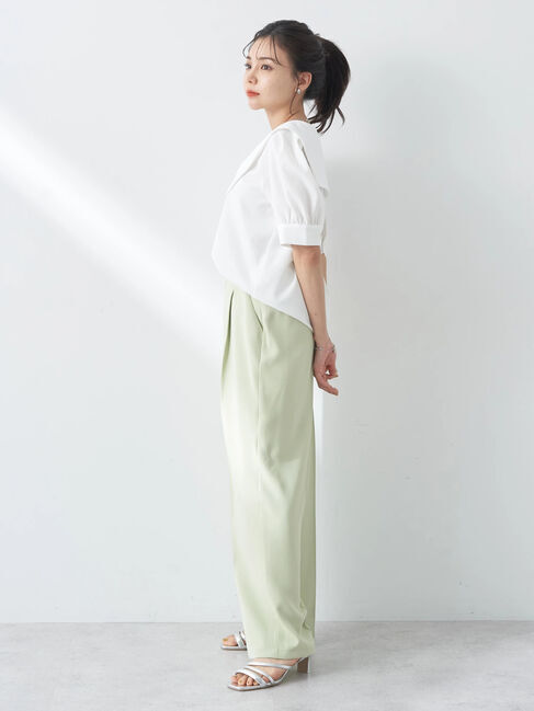 earth music&ecology「タックストレートパンツ」|その他|