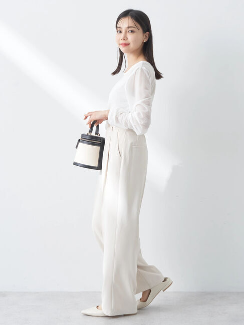 earth music&ecology「タックストレートパンツ」|その他|