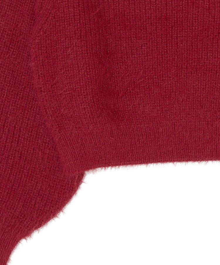 earth music&ecology「ロングシャギースリットネックニットプルオーバー」|ニット・セーター|