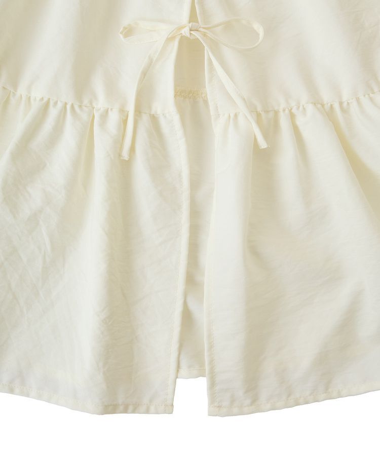 earth music&ecology「スリットリボンティアードスカート」|フレア|