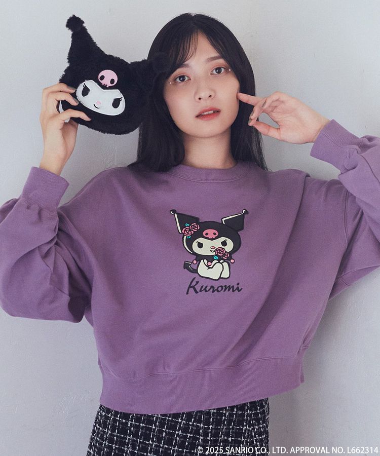 earth music&ecology「マイメロディ&クロミ/earth フェイスポーチ」|ポーチ|