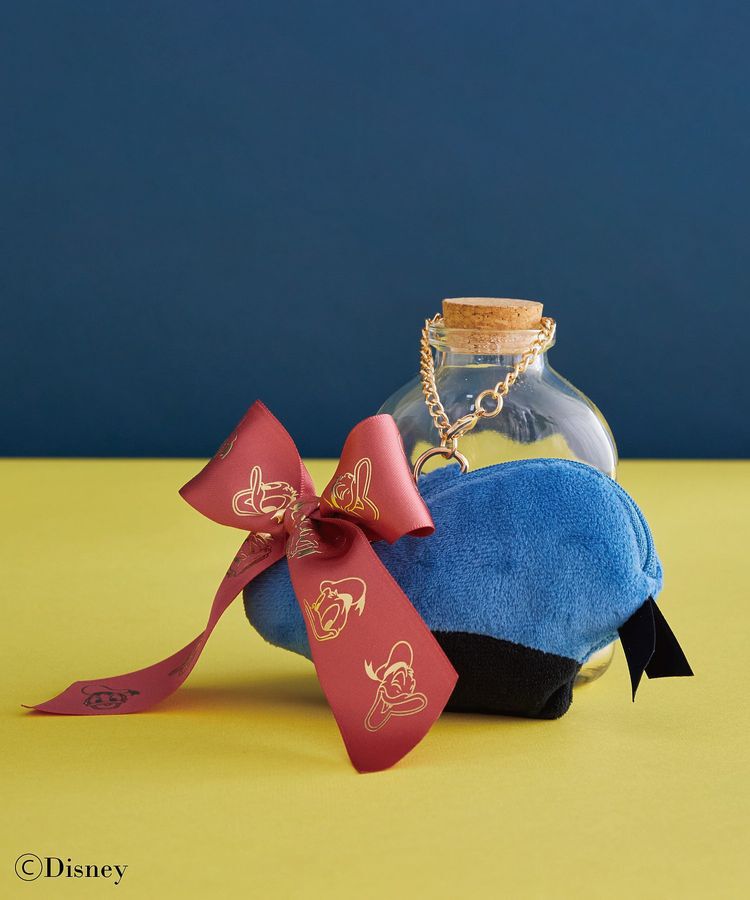 Maison de FLEUR「Donald Duck/帽子ポーチ」|ポーチ|ブルー