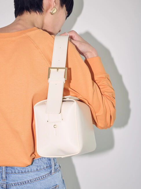  「ボックスショルダーバッグ」|ハンドバッグ|