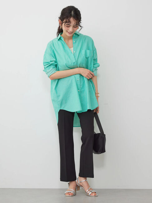 AMERICAN HOLIC「UVカット加工バックタックシャツチュニック」|シャツ・ブラウス|