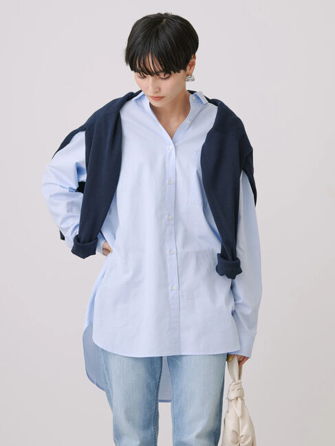 AMERICAN HOLIC「UVカット加工バックタックシャツチュニック」|シャツ・ブラウス|