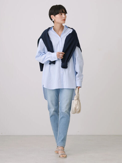 AMERICAN HOLIC「UVカット加工バックタックシャツチュニック」|シャツ・ブラウス|