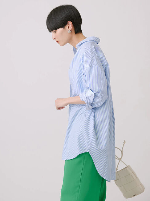 AMERICAN HOLIC「UVカット加工バックタックシャツチュニック」|シャツ・ブラウス|