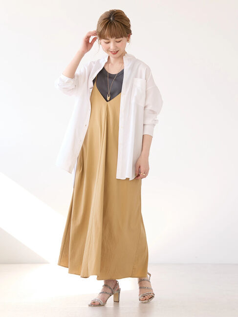 AMERICAN HOLIC「UVカット加工バックタックシャツチュニック」|シャツ・ブラウス|