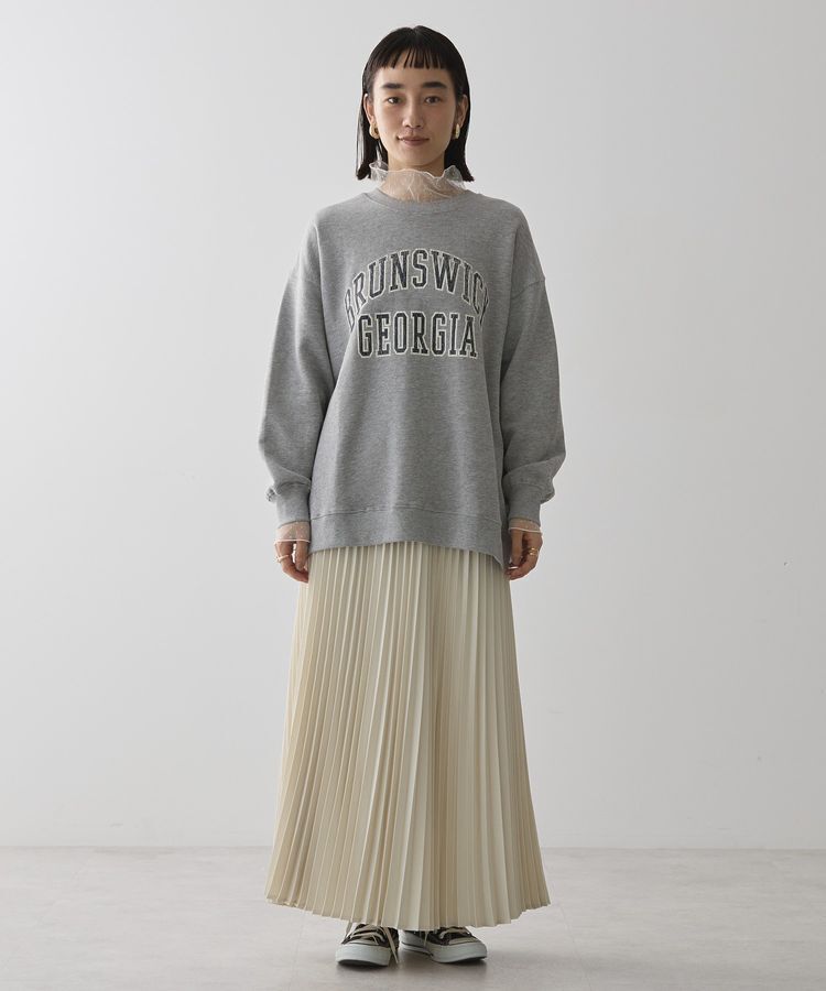 AMERICAN HOLIC「ドットチュールハイネックプルオーバー」|Tシャツ・カットソー|