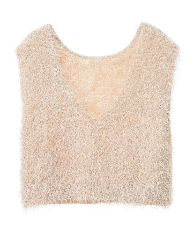 AMERICAN HOLIC「【選べる丈2サイズ】前後2wayシャギーベスト」|ベスト・ジレ|