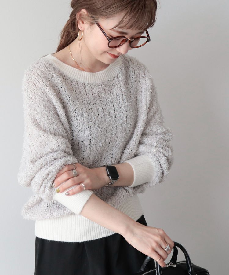 AMERICAN HOLIC「テープヤーンプルオーバー」|ニット・セーター|