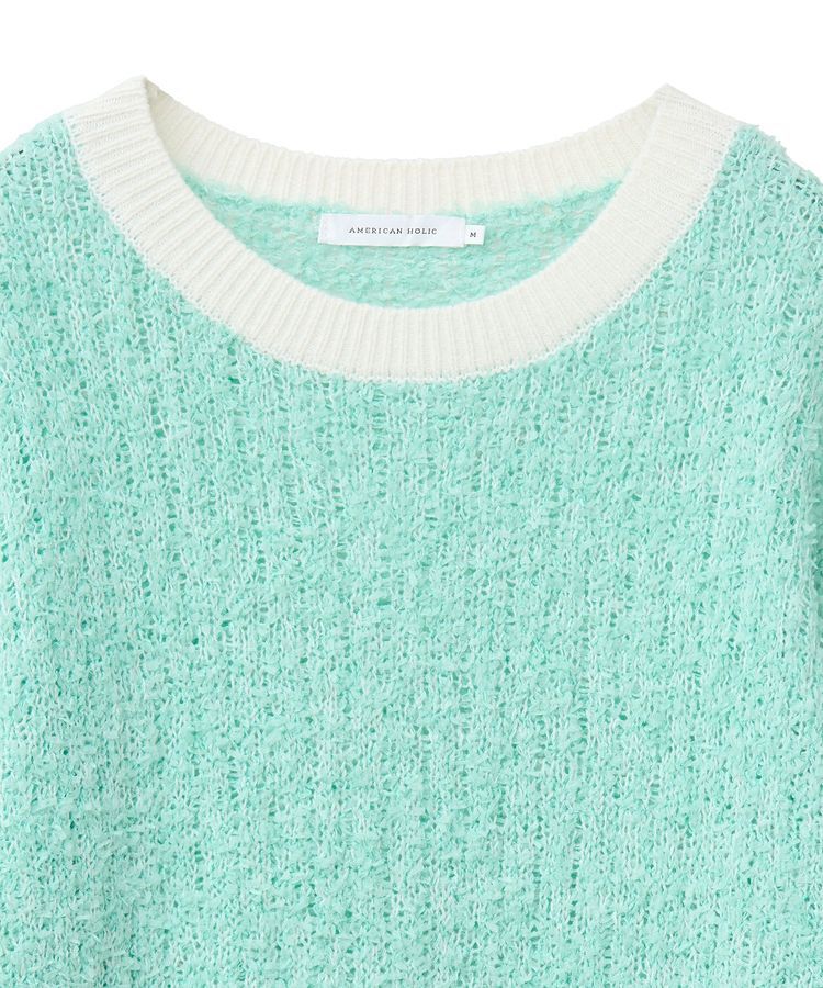 AMERICAN HOLIC「テープヤーンプルオーバー」|ニット・セーター|