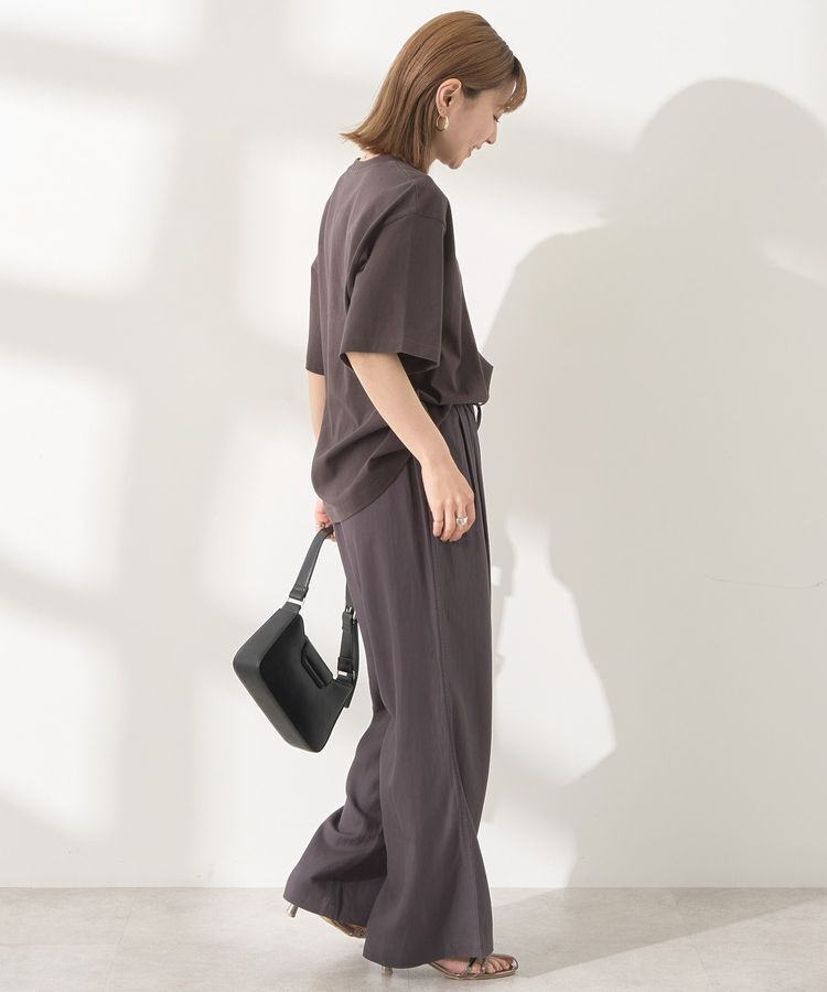 AMERICAN HOLIC「接触冷感リネンブレンドタックワイドパンツ」|その他|