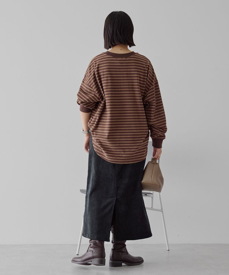 AMERICAN HOLIC「ソフトタッチボーダープルオーバー」|Tシャツ・カットソー|