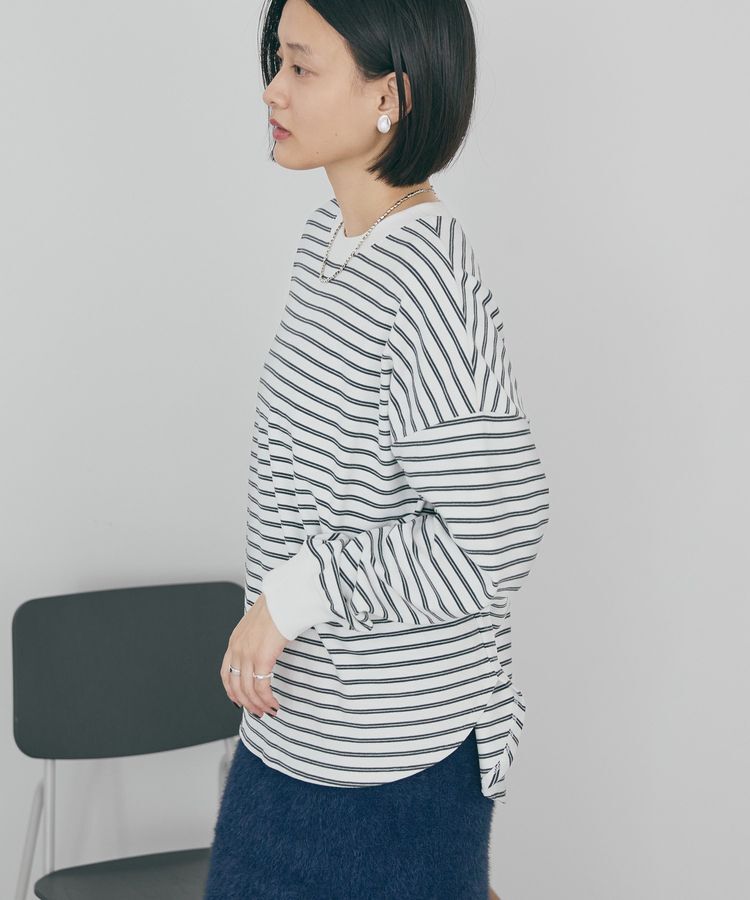 AMERICAN HOLIC「ソフトタッチボーダープルオーバー」|Tシャツ・カットソー|