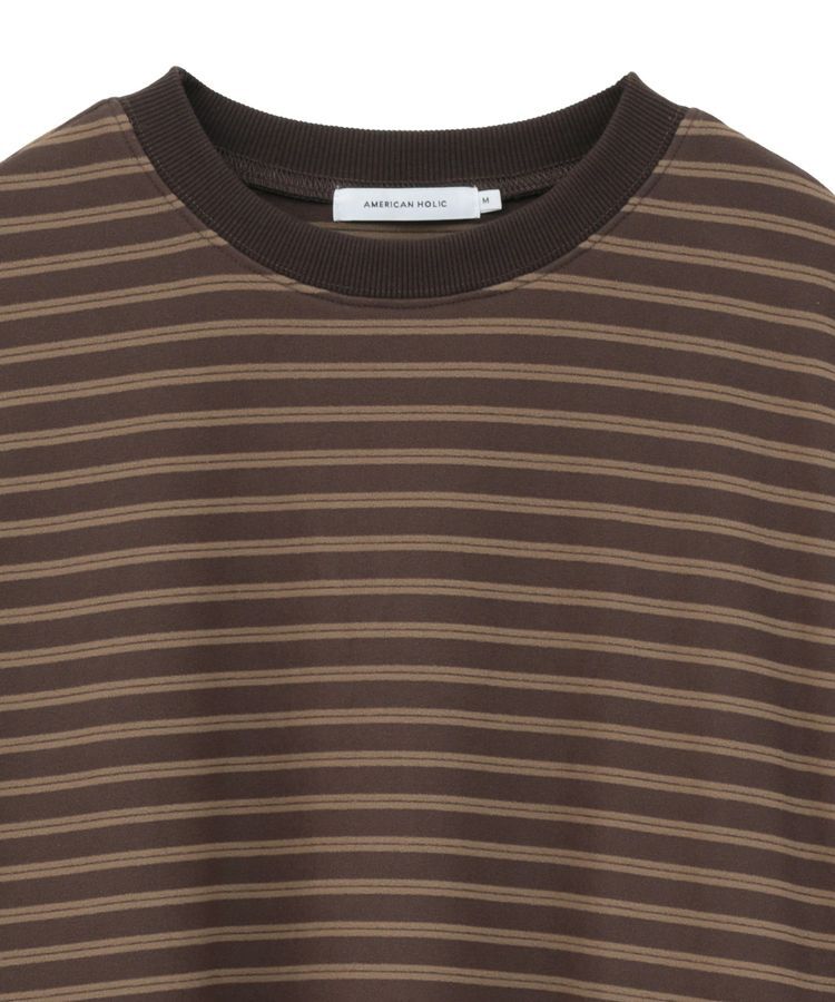 AMERICAN HOLIC「ソフトタッチボーダープルオーバー」|Tシャツ・カットソー|