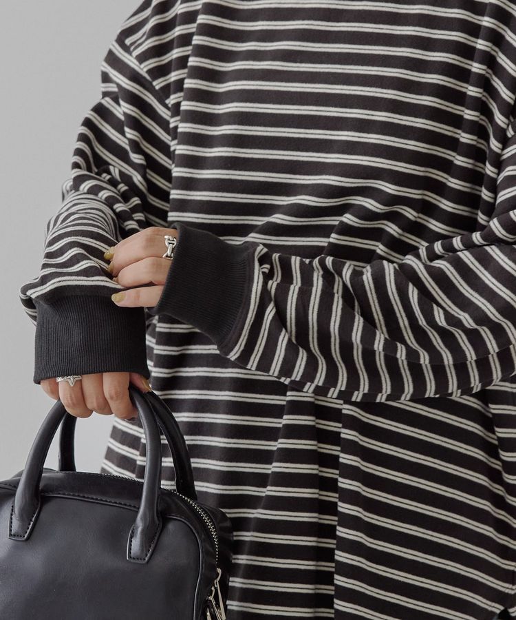 AMERICAN HOLIC「ソフトタッチボーダープルオーバー」|Tシャツ・カットソー|