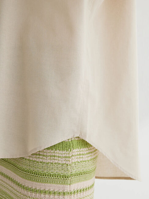  「綿麻混レギュラーシャツ」|シャツ・ブラウス|