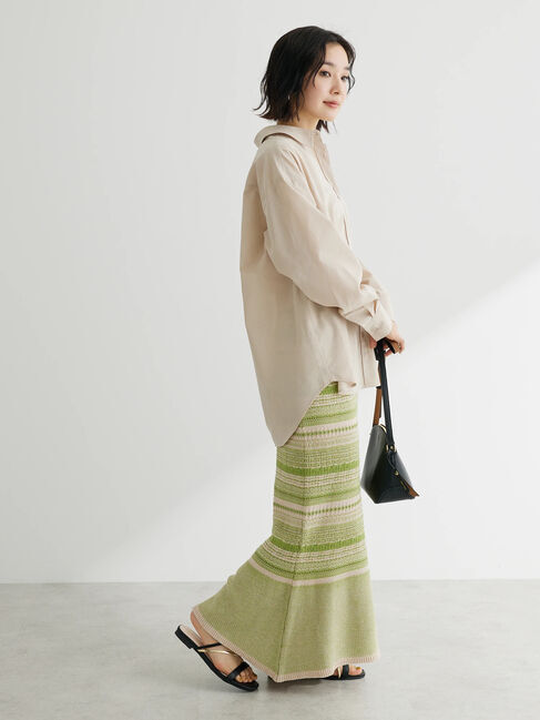  「綿麻混レギュラーシャツ」|シャツ・ブラウス|